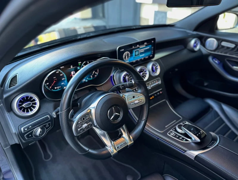Mercedes-Benz C 300 FULL* AMG* 4MATIC* BURMESTER* NIGHT PACKAGE , снимка 9 - Автомобили и джипове - 53120354