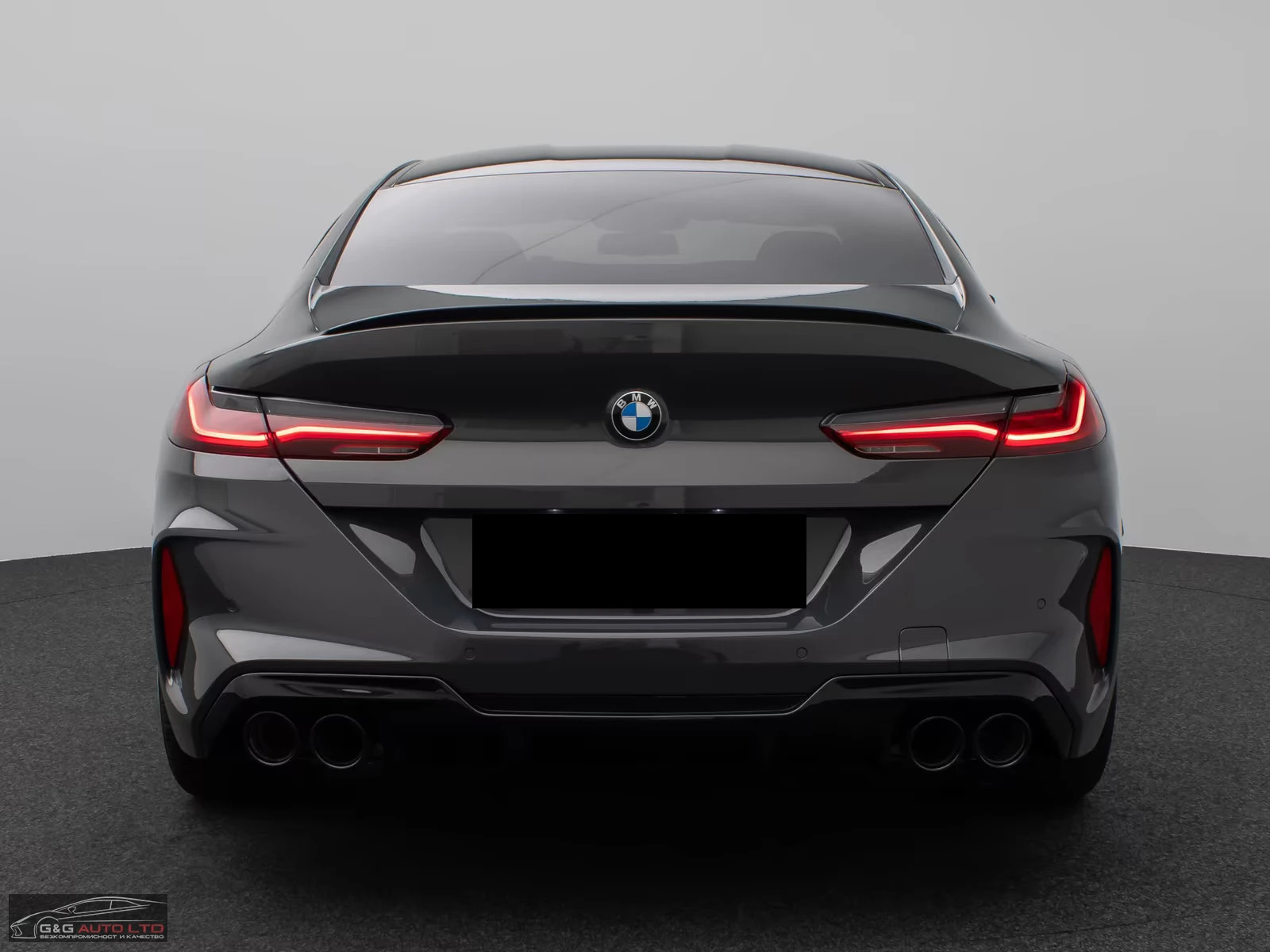 BMW M8 COMP/GRANCOUPE/625HP/360/HUD/B&W/LASER/BLACK/382z, снимка 7 - Автомобили и джипове - 54408558