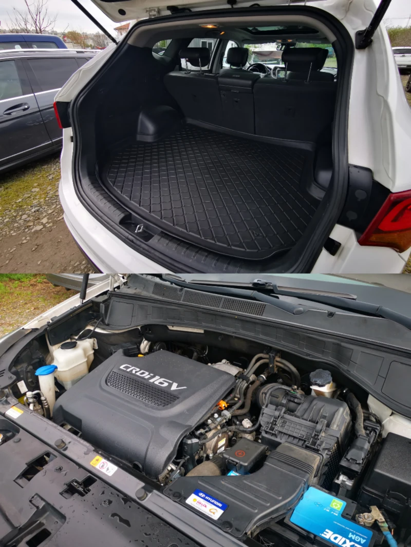 Hyundai Santa fe 2.2CRDI/4x4/200hp/Panorama/Navi, снимка 15 - Автомобили и джипове - 49749727