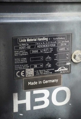 Мотокар Linde H30T, снимка 10
