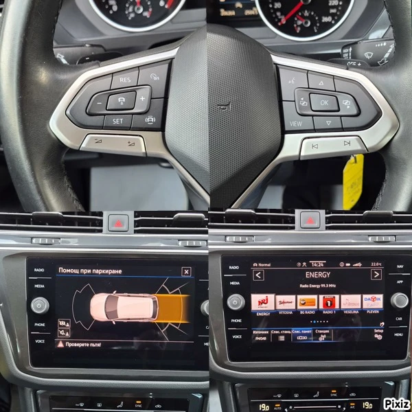 VW Tiguan 4 Motion/2.0 TDI/7 DSG/LED/Face/Dolphin grey, снимка 17 - Автомобили и джипове - 54837303