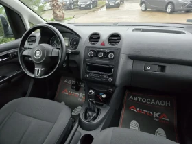 VW Caddy 1.6TDI-102кс= ПЪТНИЧЕСКИ= КЛИМАТИК, снимка 13