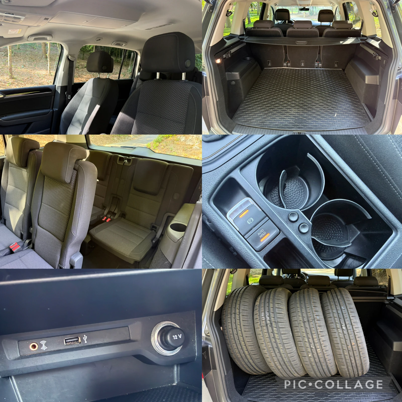 VW Touran 2.0TDI* 78000КМ!!!* 7 МЕСТЕН* HIGHLINE* DIST* DSG*, снимка 15 - Автомобили и джипове - 55644692