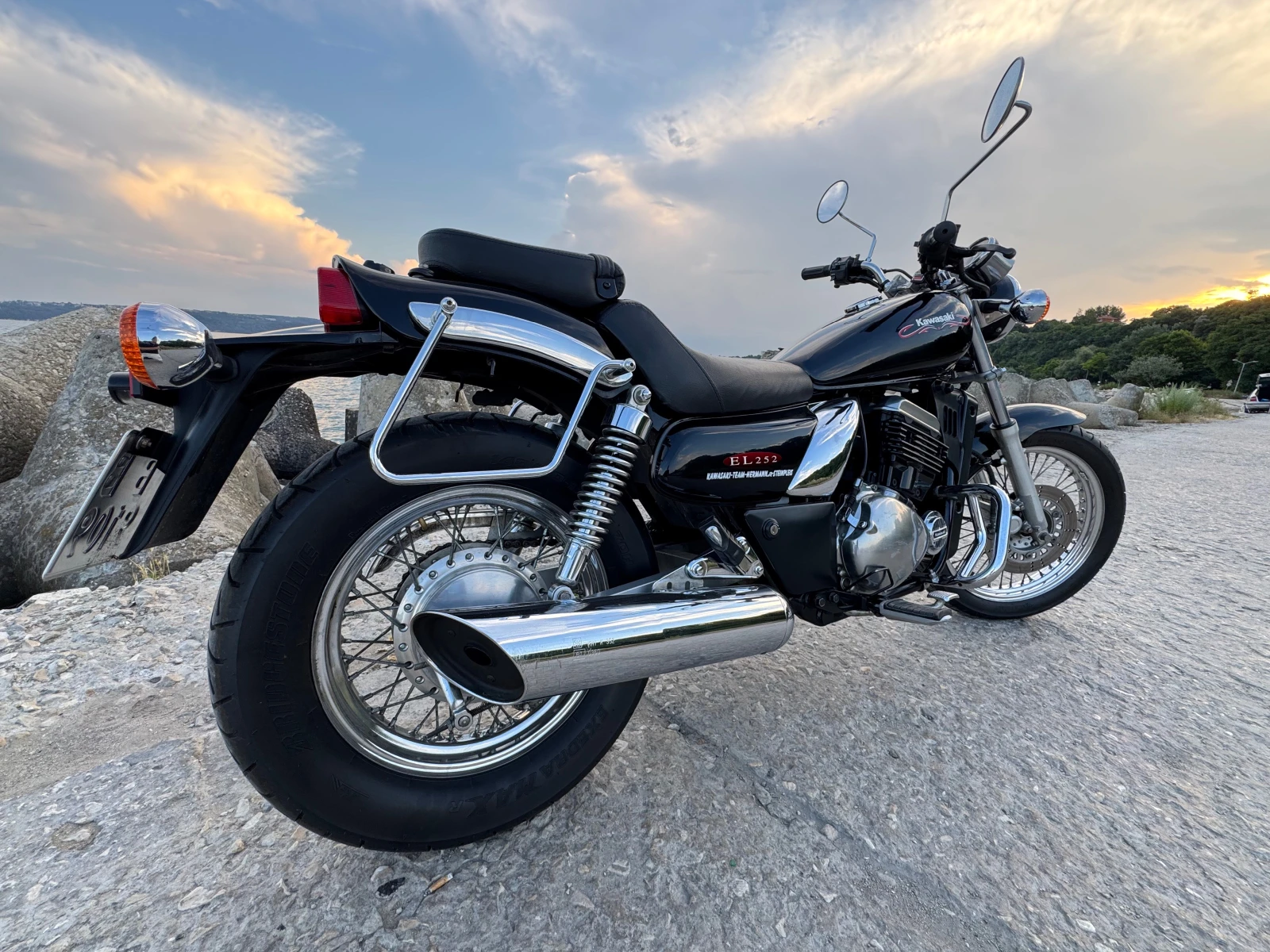 Kawasaki EL 252 B, снимка 3 - Мотоциклети и мототехника - 55153600