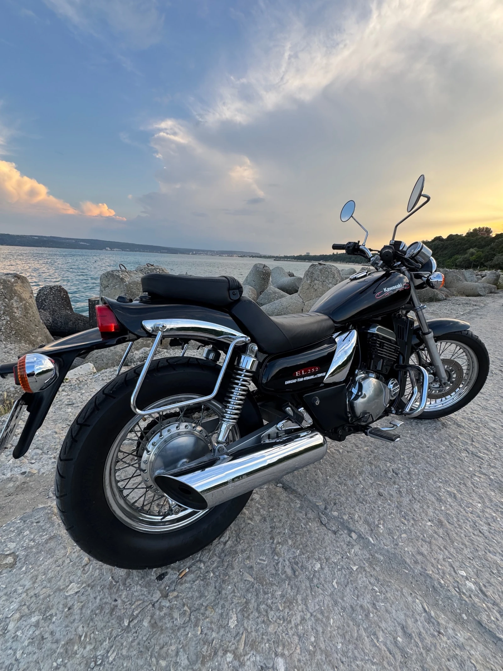 Kawasaki EL 252 B, снимка 14 - Мотоциклети и мототехника - 55153600