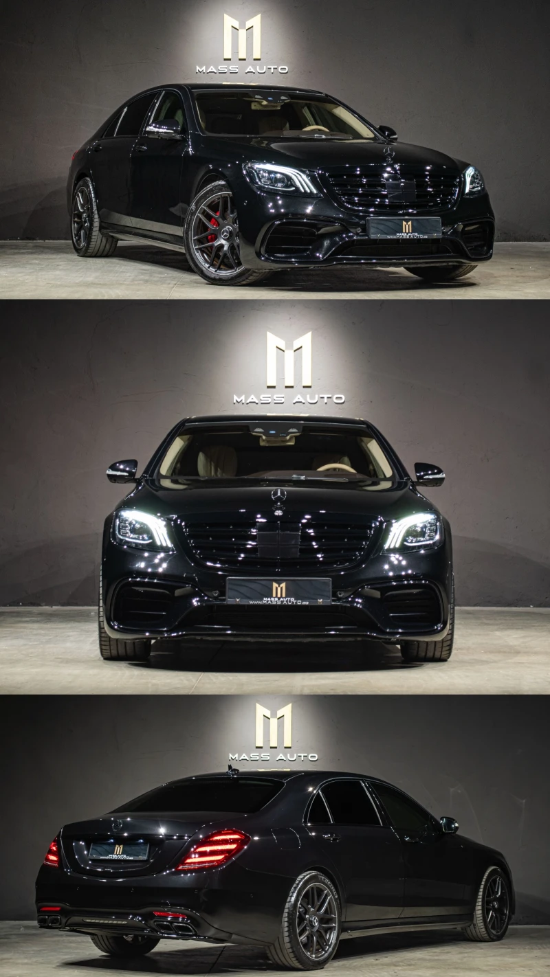 Mercedes-Benz S 400 d/Face/4x4/Long/63 AMG Pack/Реален пробег!, снимка 2 - Автомобили и джипове - 50799343