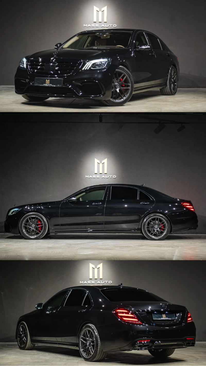 Mercedes-Benz S 400 d/Face/4x4/Long/63 AMG Pack/Реален пробег!, снимка 3 - Автомобили и джипове - 50799343
