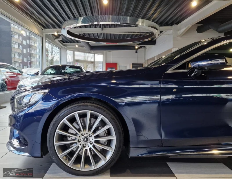 Mercedes-Benz S 500 4M/COUPE/455HP/AMG/PANO/HUD/DESIGNO/KLESS/HUD/734f, снимка 3 - Автомобили и джипове - 51671838