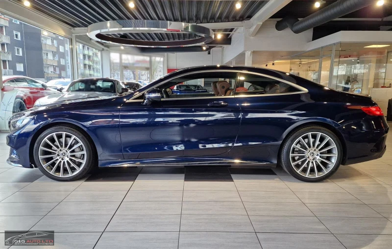 Mercedes-Benz S 500 4M/COUPE/455HP/AMG/PANO/HUD/DESIGNO/KLESS/HUD/734f, снимка 2 - Автомобили и джипове - 51671838