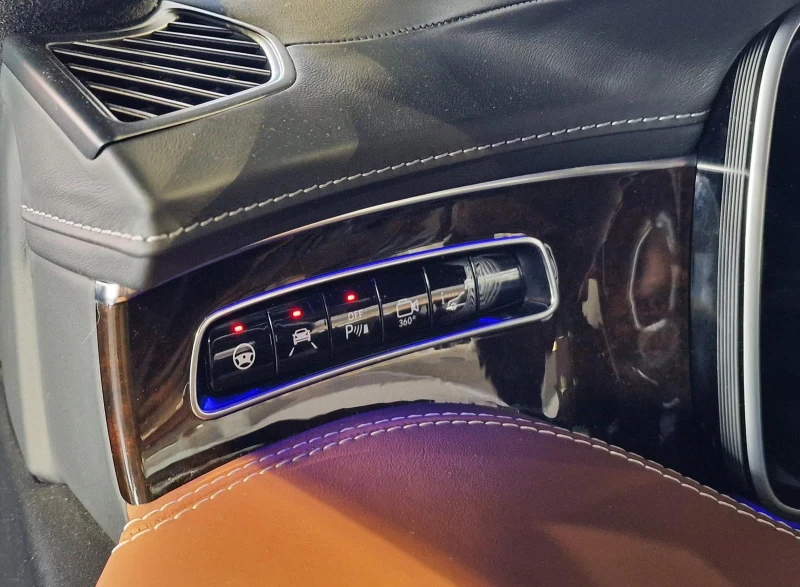 Mercedes-Benz S 500 4M/COUPE/455HP/AMG/PANO/HUD/DESIGNO/KLESS/HUD/734f, снимка 14 - Автомобили и джипове - 51671838