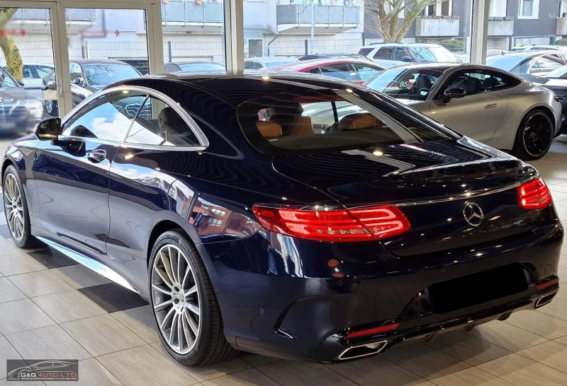 Mercedes-Benz S 500 4M/COUPE/455HP/AMG/PANO/HUD/DESIGNO/KLESS/HUD/734f, снимка 4 - Автомобили и джипове - 51671838