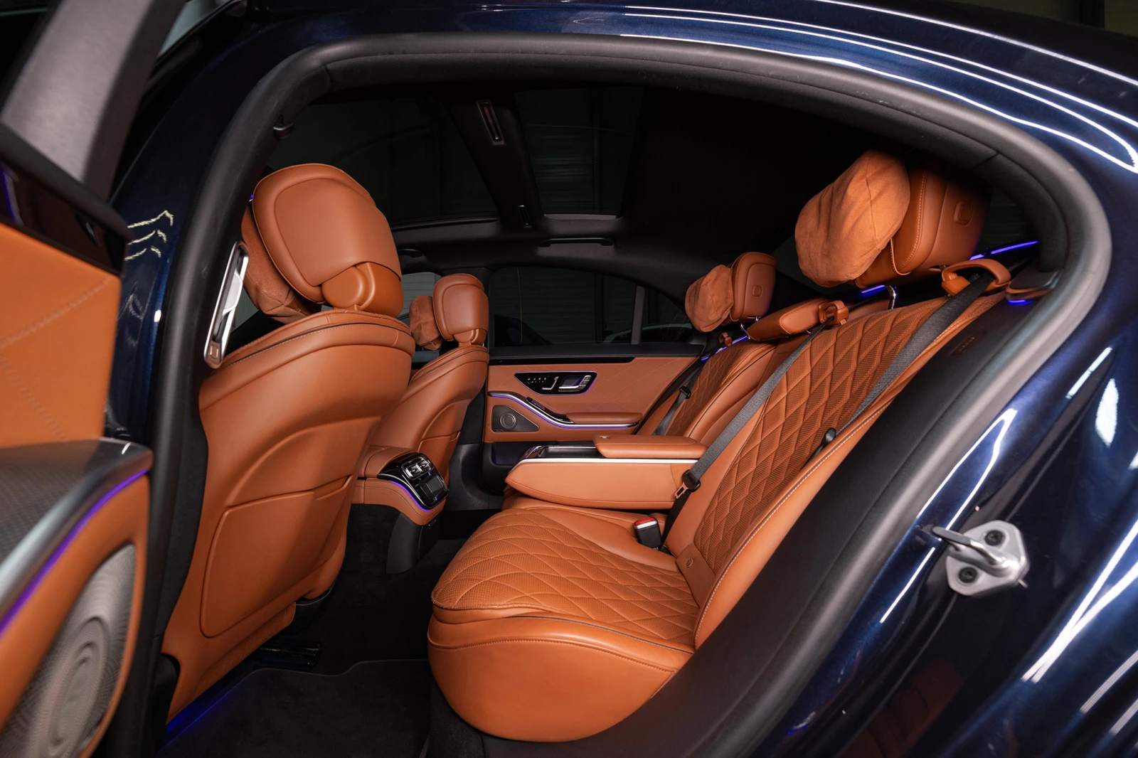 Mercedes-Benz S 400 D 4MATIC* 9G-TRONIC* Burmester* Head-Up* Гаранция, снимка 12 - Автомобили и джипове - 53800542