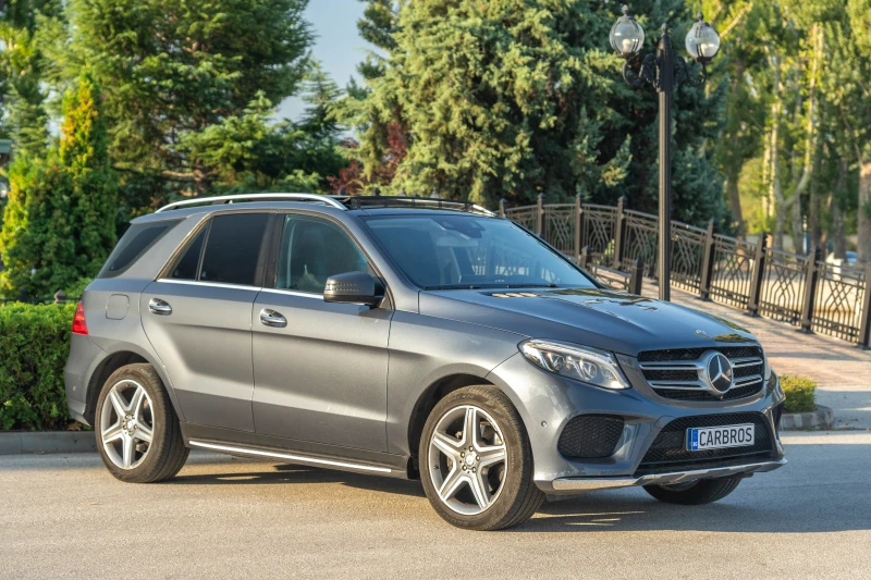 Mercedes-Benz GLE 350 AMG панорама Distronic 360 камери Airmatic, снимка 1 - Автомобили и джипове - 47906894