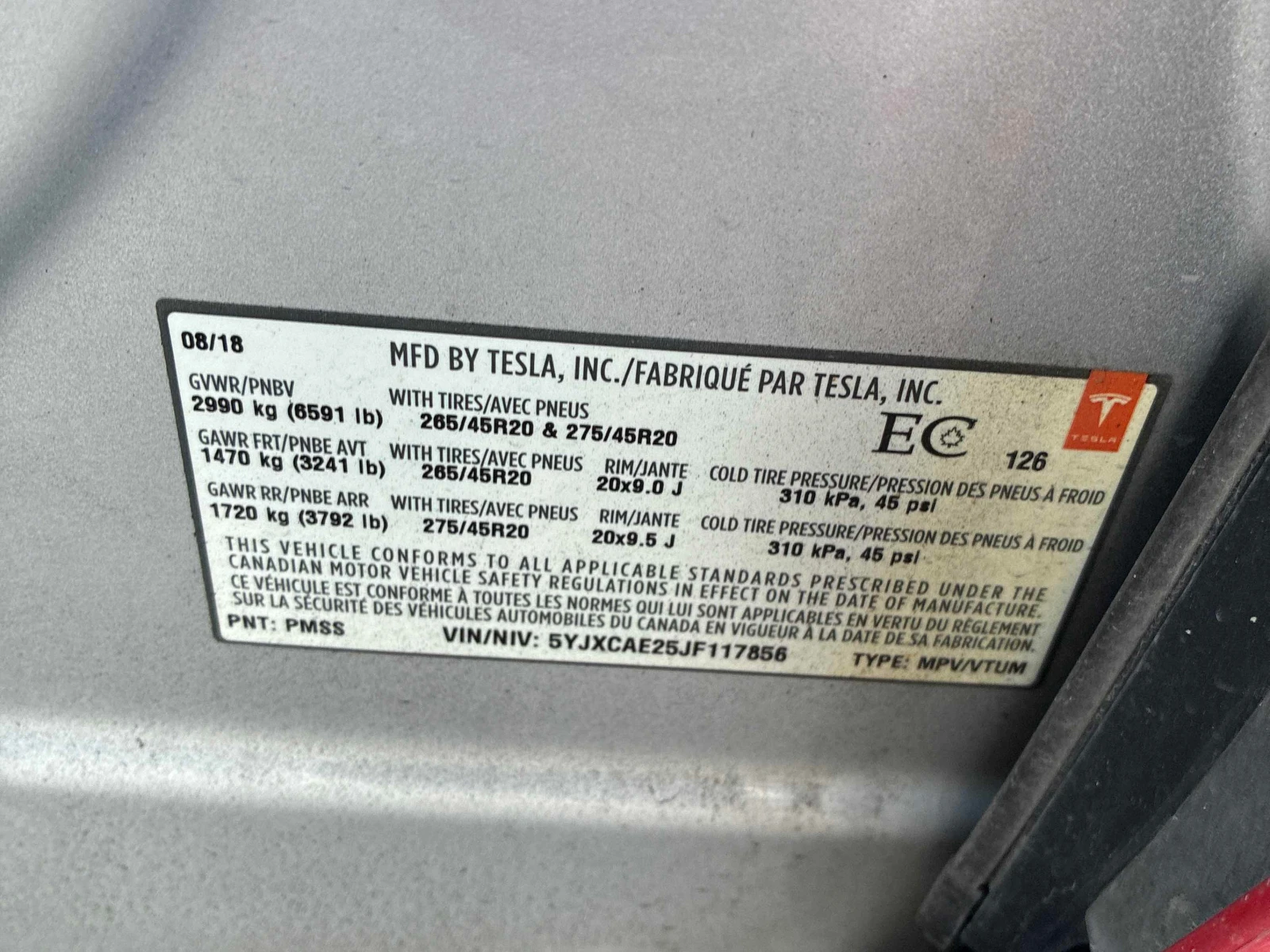 Tesla Model X * AWD * CARFAX * БЕЗ ПЪРВОНАЧАЛНА ВНОСКА, снимка 11 - Автомобили и джипове - 56149726