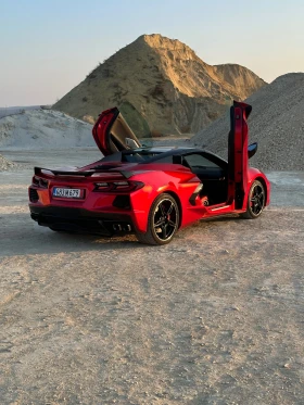 Chevrolet Corvette C8, 3LT, Z51, Lambo Doors, Convertible, Carbon, снимка 9