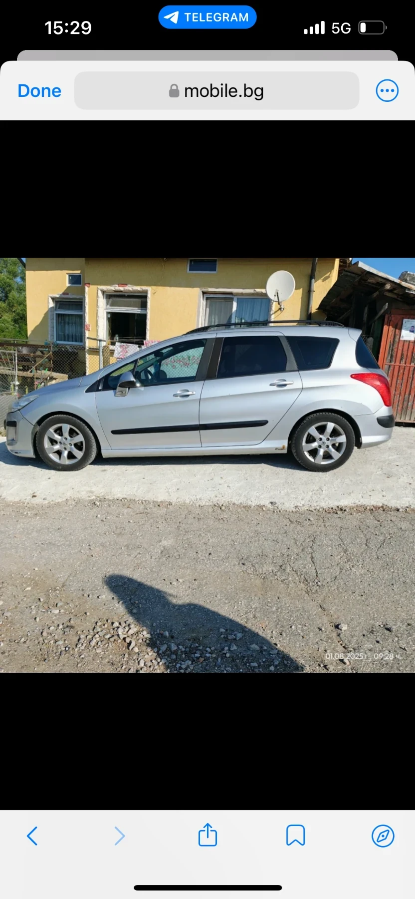 Peugeot 308 газ - бензин, снимка 5 - Автомобили и джипове - 54417032