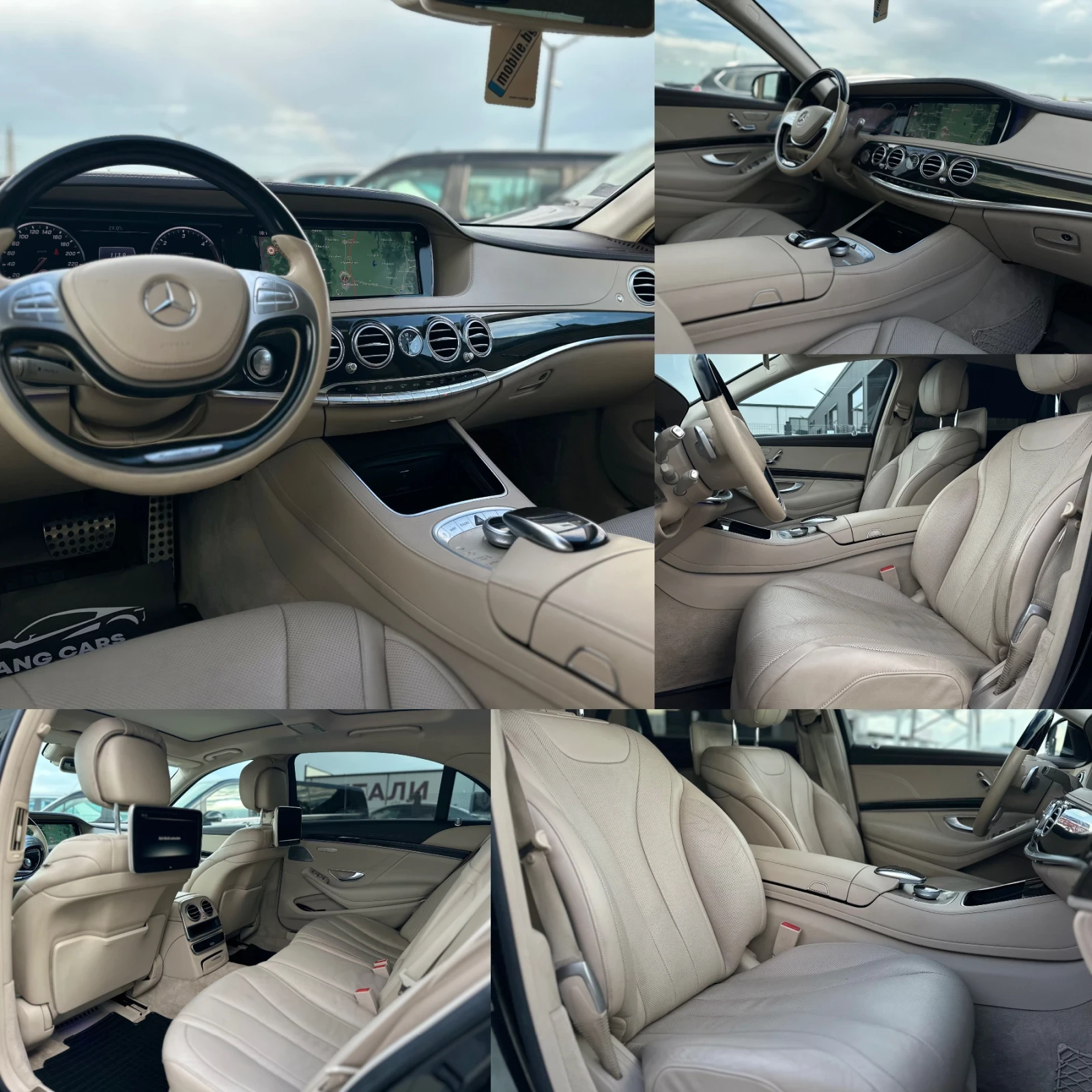 Mercedes-Benz S 350 * AMG LINE* LONG* 3xTV* ПАНОРАМА* , снимка 11 - Автомобили и джипове - 54767249