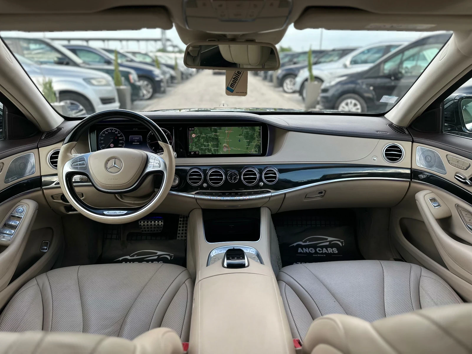 Mercedes-Benz S 350 * AMG LINE* LONG* 3xTV* ПАНОРАМА* , снимка 9 - Автомобили и джипове - 54767249