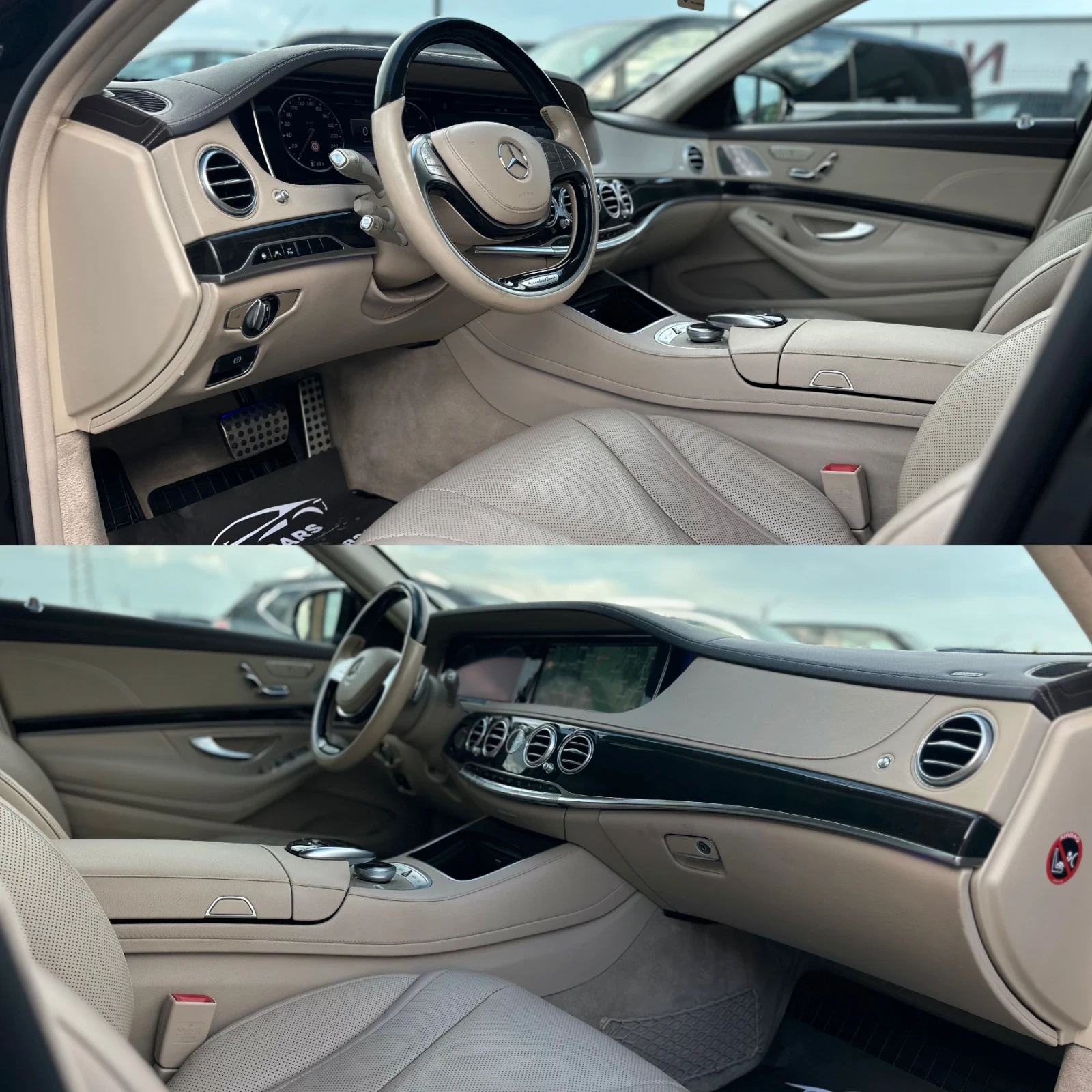 Mercedes-Benz S 350 * AMG LINE* LONG* 3xTV* ПАНОРАМА* , снимка 10 - Автомобили и джипове - 54767249
