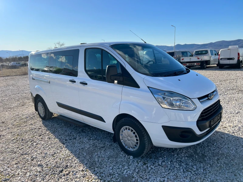 Ford Transit CUSTOM 2.2 8+ 1 ДЪЛГА БАЗА КЛИМАТИК, снимка 2 - Бусове и автобуси - 48833693