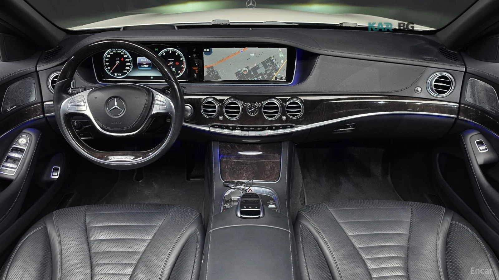 Mercedes-Benz S 500 LONG 4MATIC* 360* HUD* КОЖА* ОБДУХ* ПАНО* МОНИТОРИ, снимка 6 - Автомобили и джипове - 55379632