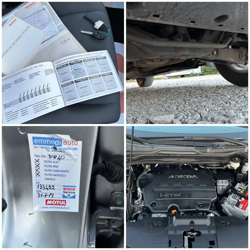 Honda Cr-v 2.2cdti 4х4 153400km Италия 6 скорости, снимка 15 - Автомобили и джипове - 50741968