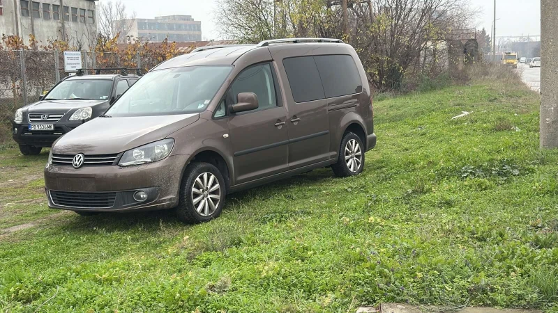 VW Caddy 2.0 Ecofuel Maxi фабричен метан 7 места Highline