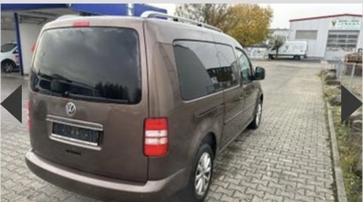 VW Caddy 2.0 Ecofuel Maxi фабричен метан 7 места Highline, снимка 5 - Автомобили и джипове - 52595871