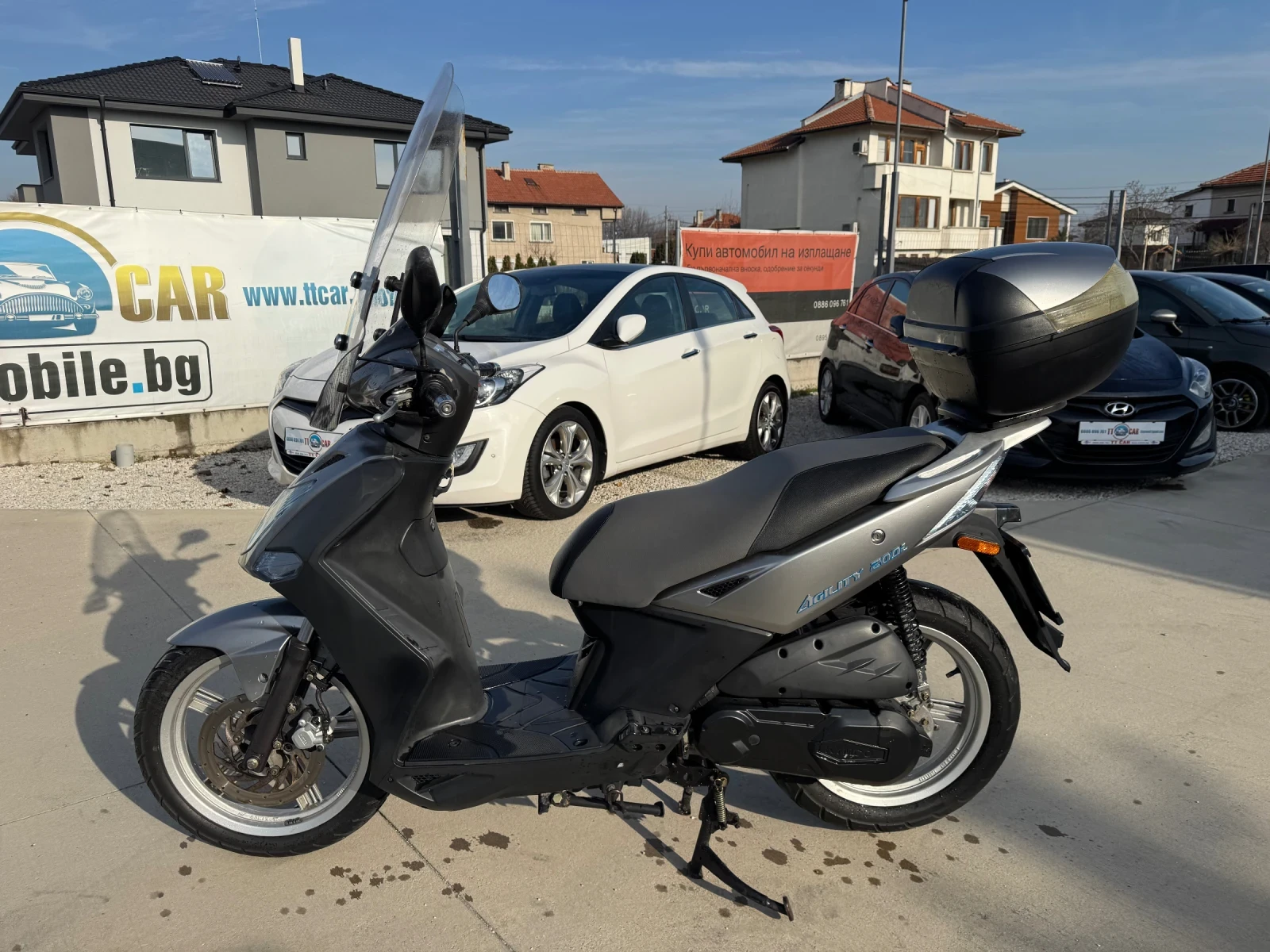 Kymco Agility Инжекцион!Регистиран!7500км!Платени Г.О. и ГТП! - изображение 3