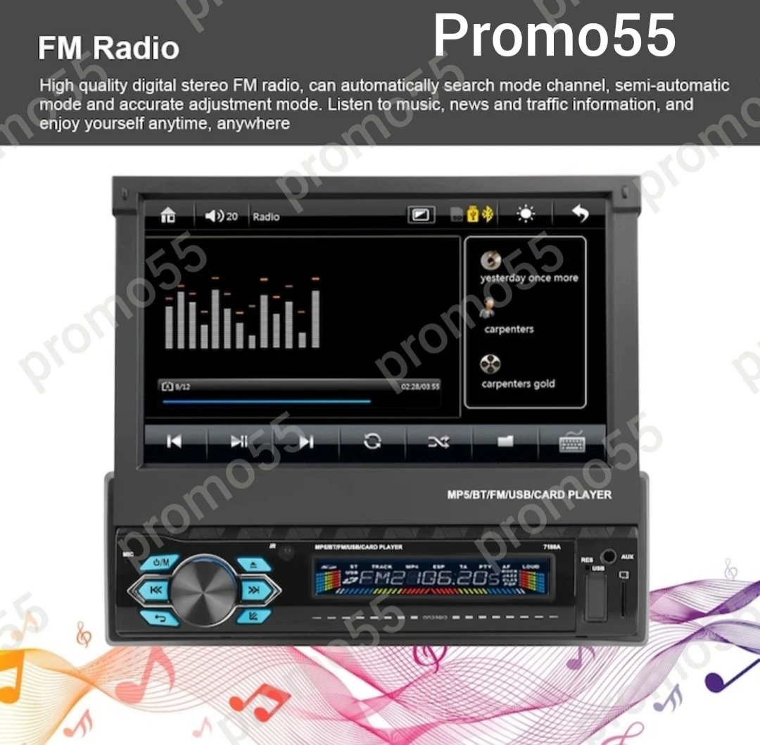    MP5 7  1 din, bluetooth, ,  | Mobile.bg   6