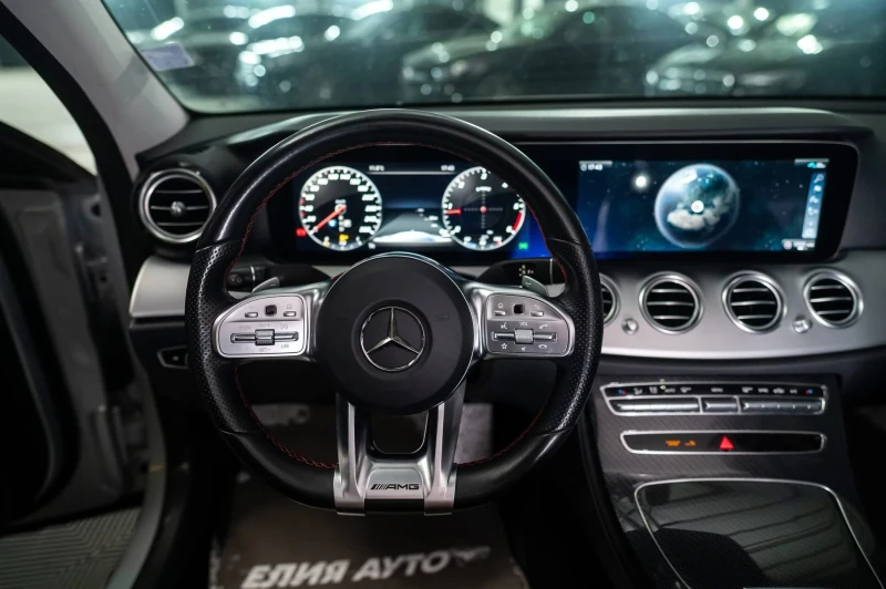 Mercedes-Benz E 220 D FULL AMG LINE FACELIFT BURMEISTER ЛИЗИНГ 100%, снимка 13 - Автомобили и джипове - 53104056