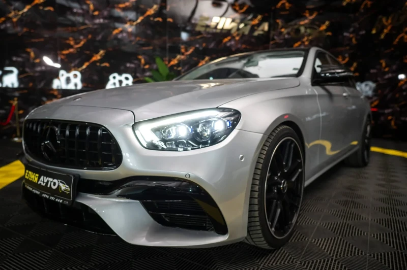 Mercedes-Benz E 220 D FULL AMG LINE FACELIFT BURMEISTER ЛИЗИНГ 100%, снимка 4 - Автомобили и джипове - 53104056