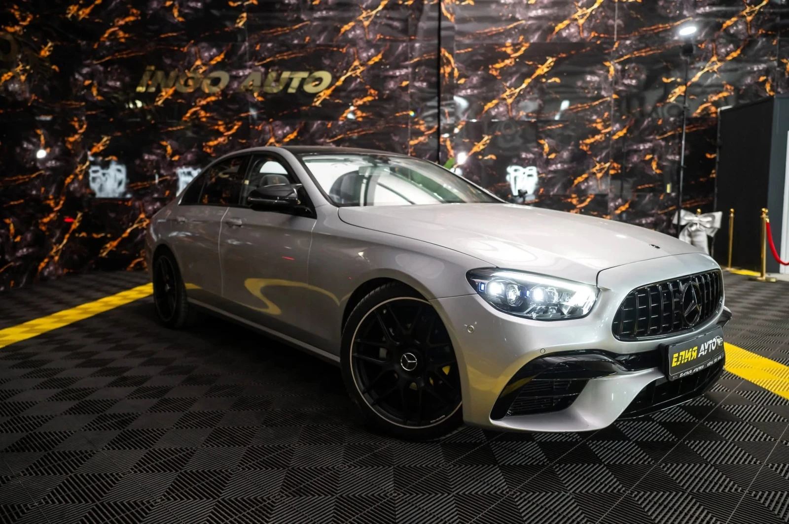 Mercedes-Benz E 220 D FULL AMG LINE FACELIFT BURMEISTER ЛИЗИНГ 100%, снимка 1