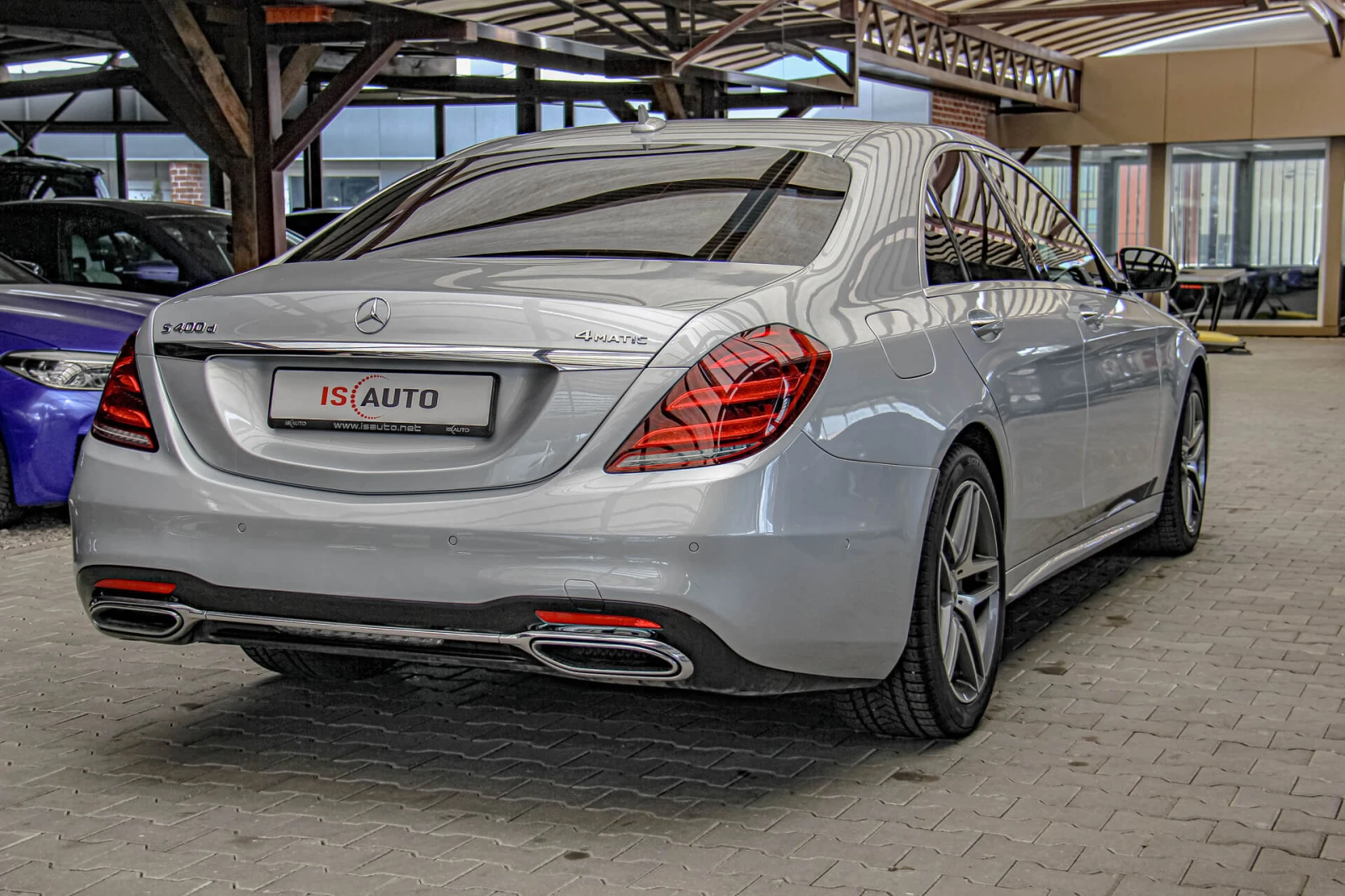 Mercedes-Benz S 400 AMG Line/4Matic/Burmester/Обдухване/Камера/Амбиент, снимка 4 - Автомобили и джипове - 55668694