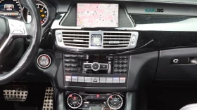 Mercedes-Benz CLS 63 AMG КОЖА* ПОДГРЕВ* ОБДУХВ* BURMASTER* PANO, снимка 14