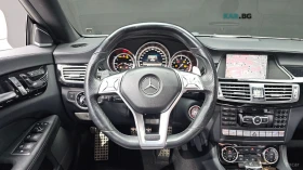 Mercedes-Benz CLS 63 AMG КОЖА* ПОДГРЕВ* ОБДУХВ* BURMASTER* PANO, снимка 13