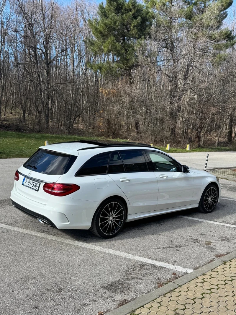 Mercedes-Benz C 250 AMG Line Full/Обслужена/Pano/Burm/Лизинг, снимка 9 - Автомобили и джипове - 53259210