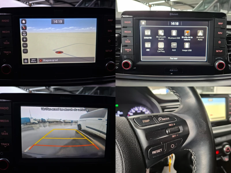 Kia Rio 1.4 CRDi LED EURO6 NAVI , снимка 11 - Автомобили и джипове - 53510601