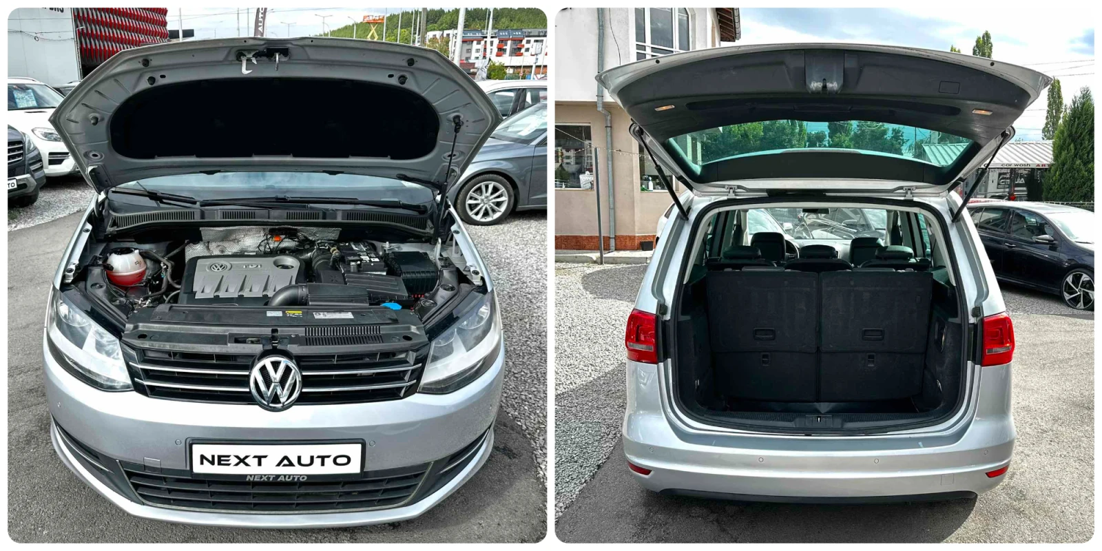 VW Sharan 2.0TDI 140HP 6+ 1 CAMERA NAVI EURO5B | Mobile.bg — изображение 16