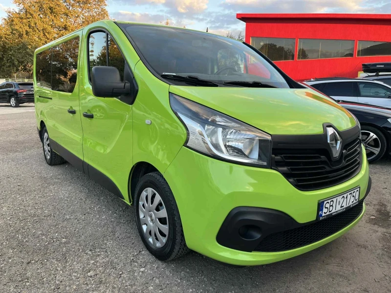 Renault Trafic 9 места, Long, темпомат, 6 скорости, , снимка 3 - Бусове и автобуси - 52012541