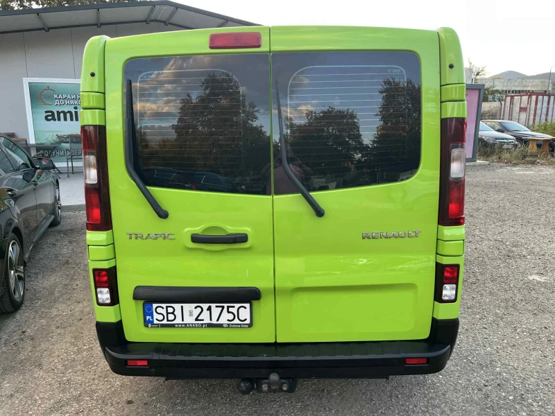 Renault Trafic 9 места, Long, темпомат, 6 скорости, , снимка 6 - Бусове и автобуси - 52012541