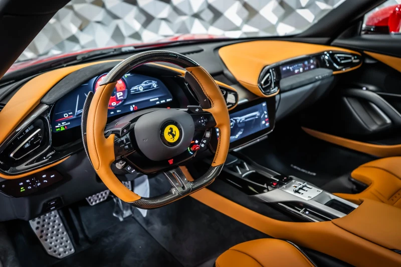 Ferrari 812 Superfast 12 Cilindri Rosso Corsa / Cuoio interior, снимка 8 - Автомобили и джипове - 51512490