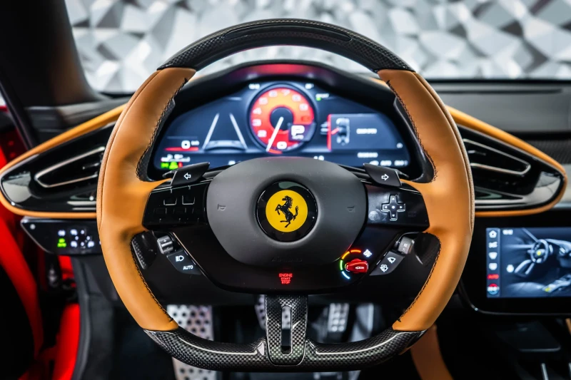 Ferrari 812 Superfast 12 Cilindri Rosso Corsa / Cuoio interior, снимка 10 - Автомобили и джипове - 51512490