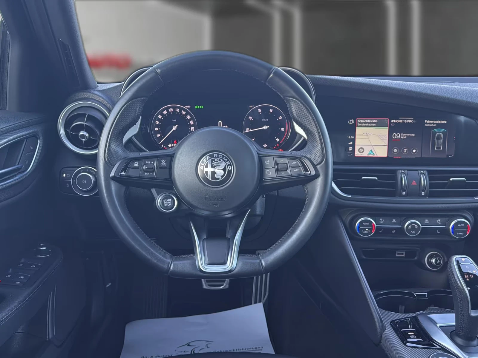 Alfa Romeo Giulia Q4/280HP/VELOCE/MATRIX/ACC/KLESS/CAM/560z, снимка 9 - Автомобили и джипове - 55207787
