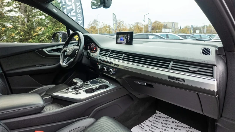 Audi SQ7 4.0TDI V8 QUATTRO 7-МЕСТЕН BLACK LINE ЛИЗИНГ 100%, снимка 14 - Автомобили и джипове - 52329566