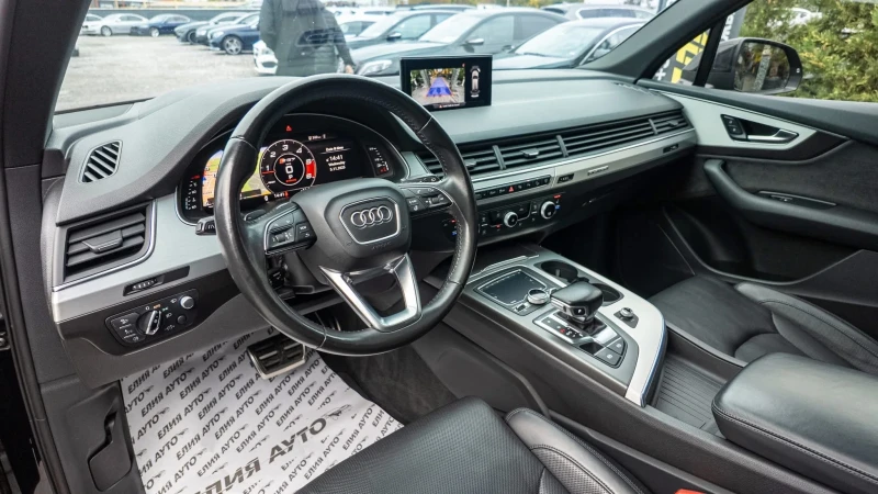 Audi SQ7 4.0TDI V8 QUATTRO 7-МЕСТЕН BLACK LINE ЛИЗИНГ 100%, снимка 12 - Автомобили и джипове - 52329566