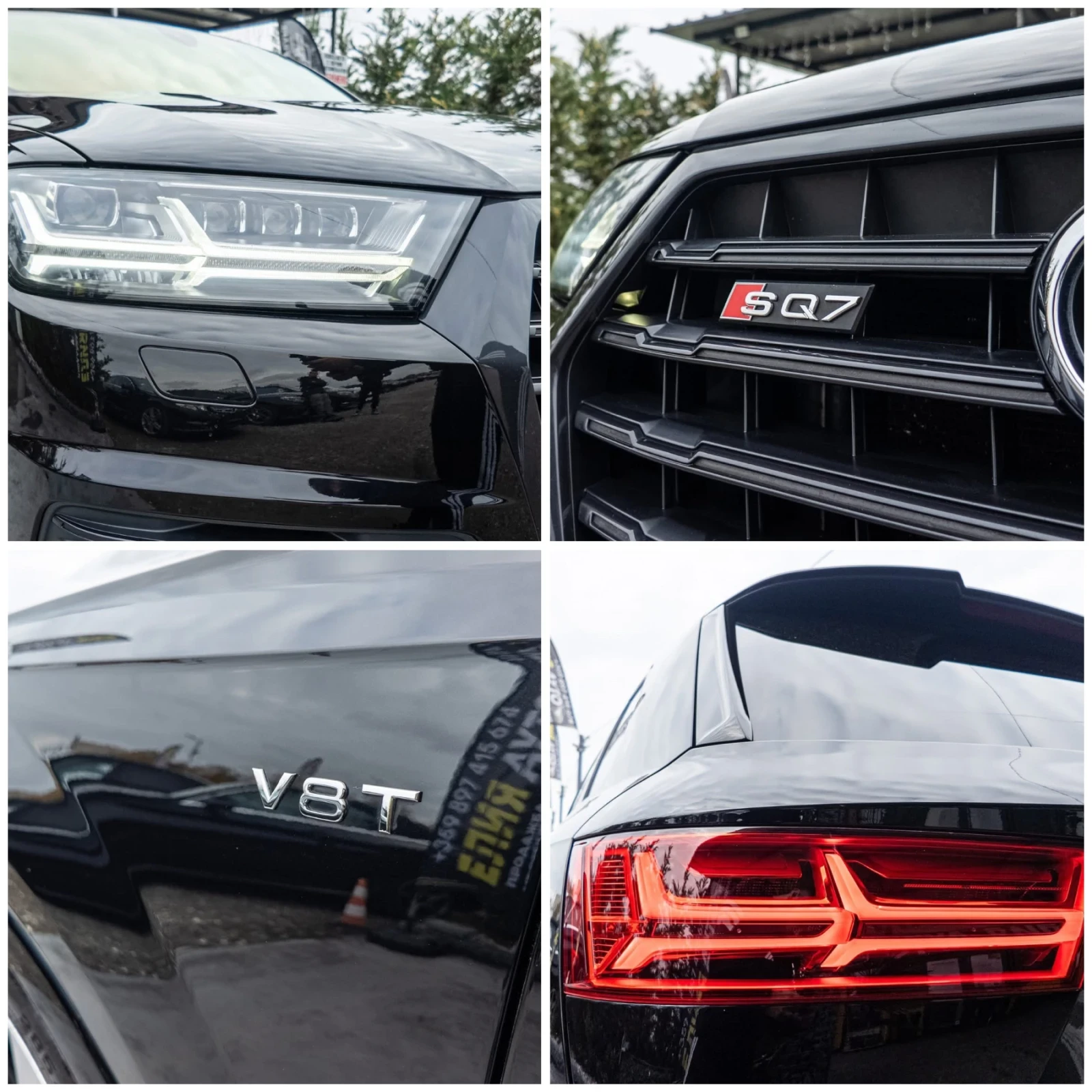 Audi SQ7 4.0TDI V8 QUATTRO 7- BLACK LINE  100% | Mobile.bg   17