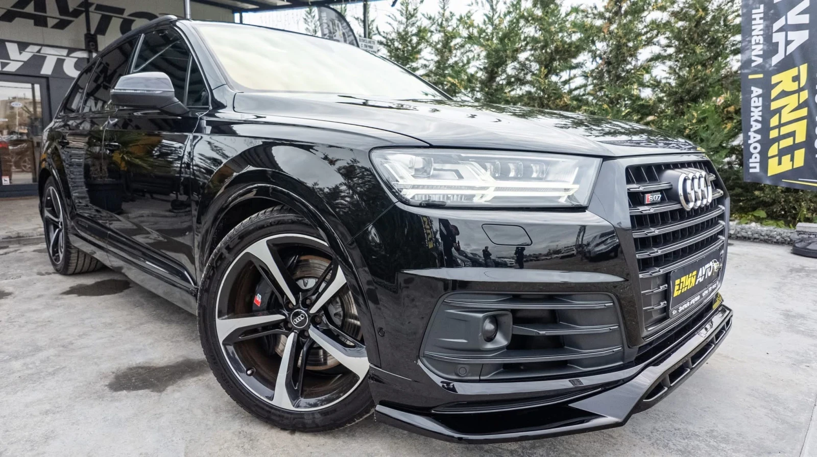 Audi SQ7 4.0TDI V8 QUATTRO 7-МЕСТЕН BLACK LINE ЛИЗИНГ 100% - изображение 2