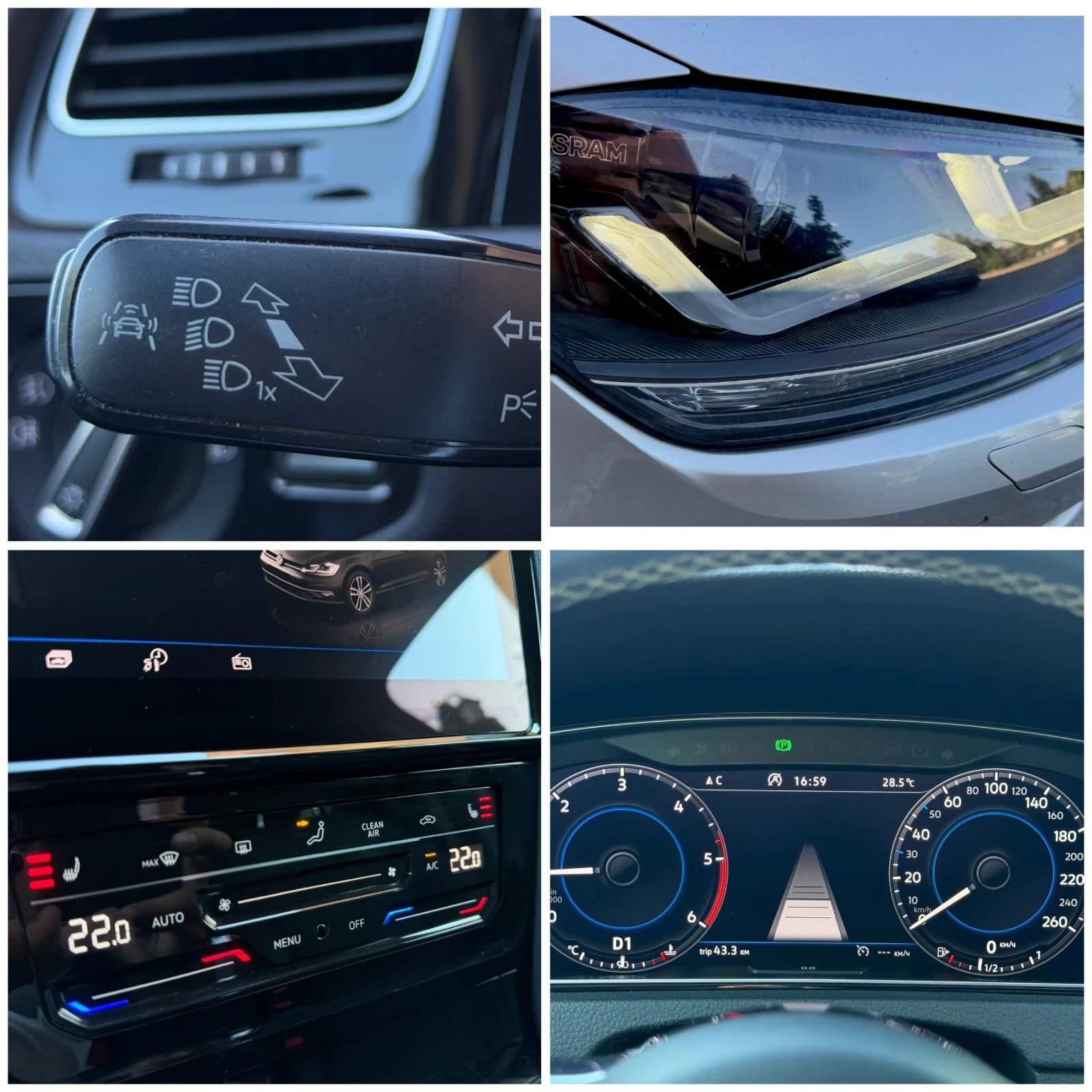 VW Golf R-Line/2.0TDI/DSG/Digital/Масаж/Дистроник/Carplay/, снимка 13 - Автомобили и джипове - 55287183
