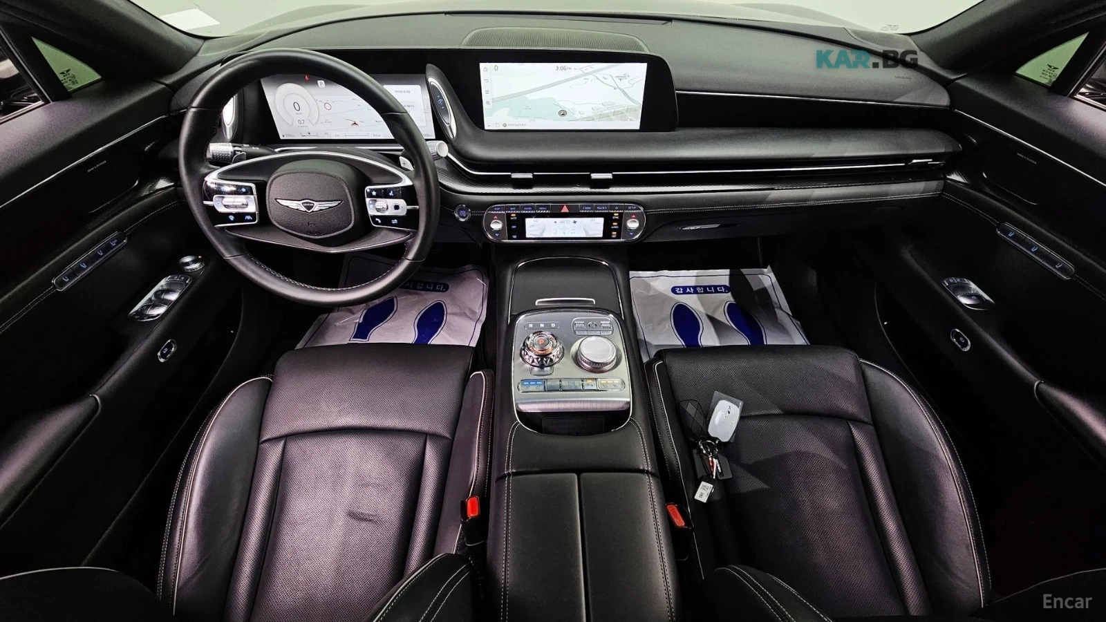 Genesis G90 3.5T* AWD* КОЖА* ПОДГРЕВ* ОБДУХВАНЕ* КАМЕРА* , снимка 7 - Автомобили и джипове - 55301407